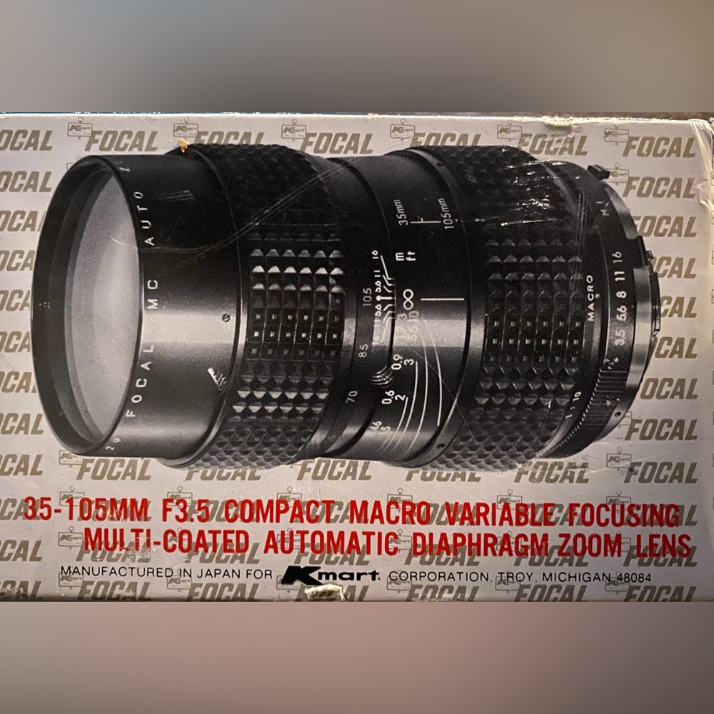 Vintage Focal 35-105mm f/3.5 lens for Minolta - Picture 7 of 9